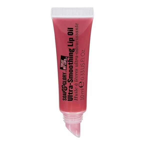 Soap & Glory Treat My Lips Ultra-Smoothing Oil, Sheer Pink - Rosehip Oil + Orchid Flower Extract Hydrating Treatment - Image 5