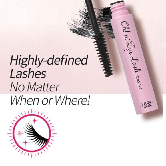 ETUDE Oh M'Eye Lash Black Tint Mascara - Image 4