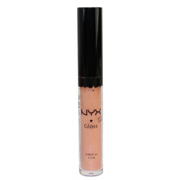 NYX Round Lip Gloss - Cafe Latte Shade