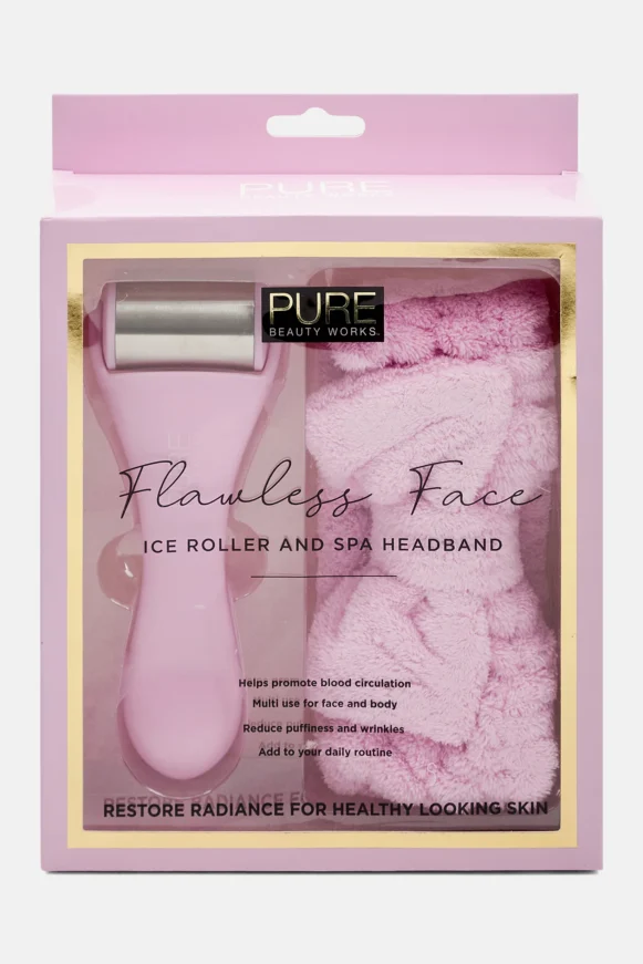 PURE Ice Roller And Spa Headband Set Color