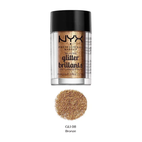 NYX Face & Body Glitter Brilliants GLI 08
